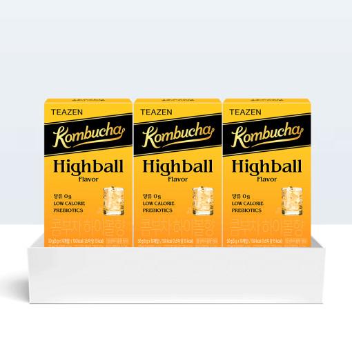 Teazen Kombucha Highball Flavor 10 Sticks, Korea Kombucha