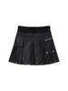 NYXX Layered Faux Leather Skirt Black