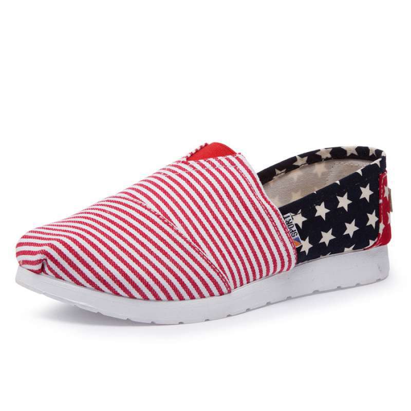 Old North cloth shoes women's one-pedal lazy shoes canvas shoes people cloth shoes low-top flat-bottom non-slip student cloth shoes women