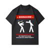 Men's 100% Cotton Crew Neck Short Sleeve T-Shirt, Funny Warning Don't Tell Me How To Do My Work Printed Casual Comfy Humor Graphic Tees for Daily Wear