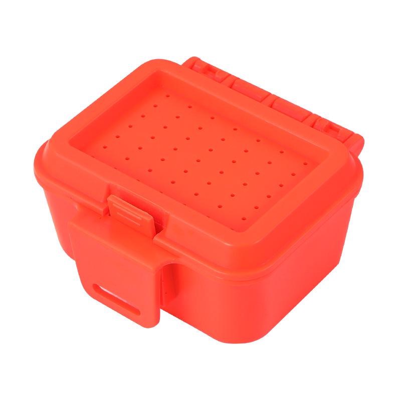Multifunctional Breathable Earthworm Box for Live Bait and Traditional Fishing