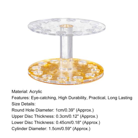 Pen Holder High Durability Bright Color Space-saving Acrylic Nail Polish Pen Stand Nail Art Pen Display