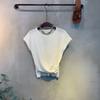 C S In The Room Shori twiSted Button Cap Sleeve Knit 5 ColorS
