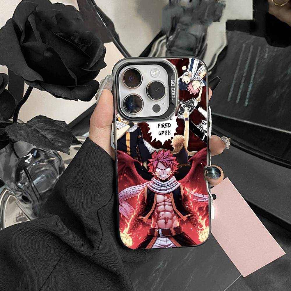 ANIME P-FAIRY TAIL Handyhülle Für iPhone 17,16,15,14,13,12,Pro MAX Weiß Matt Stoßfeste Hülle
