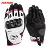 Men's Summer Motorcycle Racing Gloves - Breathable Carbon Fiber Off-Road Anti-Fall Design