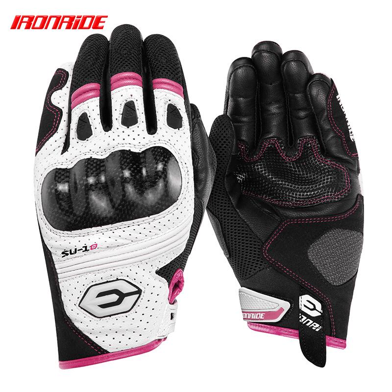 Men's Summer Motorcycle Racing Gloves - Breathable Carbon Fiber Off-Road Anti-Fall Design