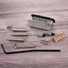 Professional 2 Point Tremolo System Metal Texture for Electric Guitars with Roller Saddles and Installation Hardware