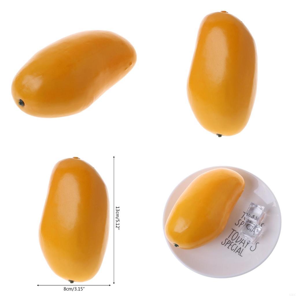 

Simulation Artificial for Mango Fake Fruit Disply Home Party Decoration X3UC жёлтый