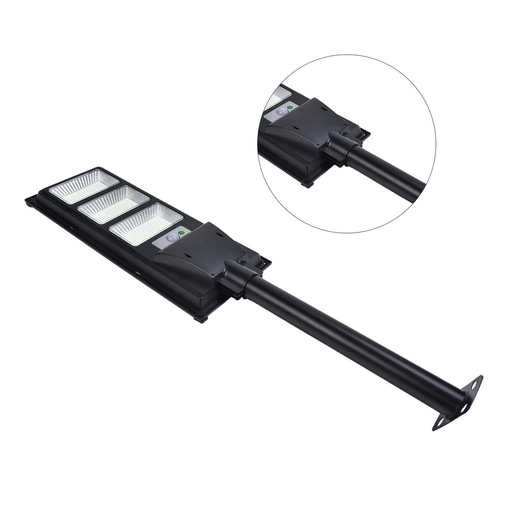 500W Solar Street Light LED Remote Control Timing Human Body Induction Motion Sensor IP65 Outdoor