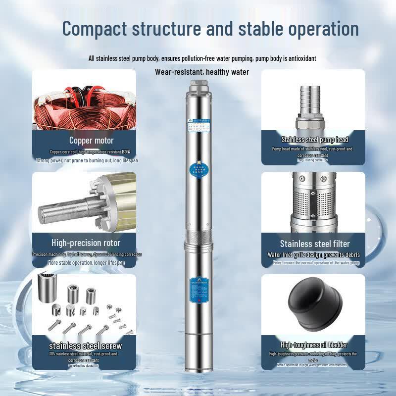 Lianyu Stainless Steel Deep Well Submersible Pump