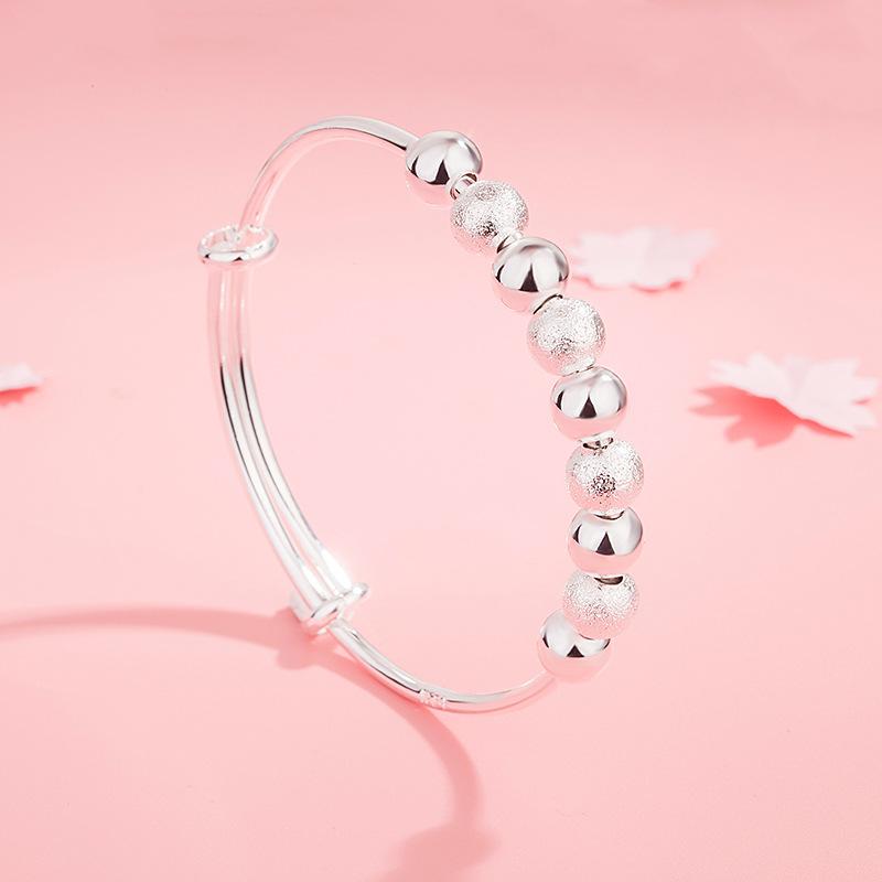 Korean Version Push Pull Nine Operation of the Round Bead Hand Ring Sand Bead Bracelet