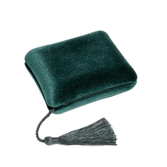 Boîte à Bijoux en Velours Petite Boîte à Bijoux de Voyage avec Breloque Pendentif à Gland Organisateur de Bijoux Portable pour Femmes pour Bagues Bracelets Boucles d'Oreilles