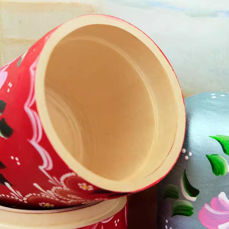 10-Layer Russian Nesting Doll - Creative Wooden Toy & Birthday Gift for Kids, Craft Figurine & Travel Souvenir.