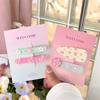2Pcs Pastoral Style Acrylic Flower Hair Clip For Women Girls Sweet Versatile Bangs Hair Clip  Side Clip Hair Accessories
