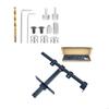 Cabinet Hardware Doweling Jigs,Adjustable Cabinet Templates Tool for Knobs,Handles and Pulls,Centering Locator M4YD