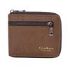 Man's Short Bifold Wallets Multi Card Fashion PU Leather Wallet  Men Classic Wallet with Coin Bag Zipper