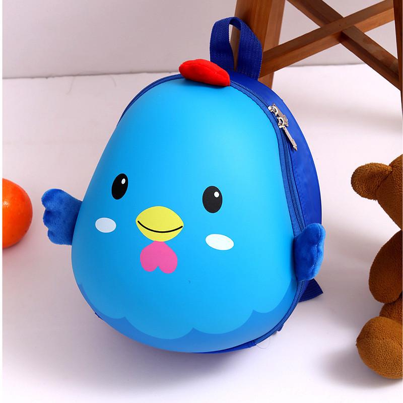 Adorable Cartoon Eggshell Backpack For Kids Ages 3-6 Boys And Girls Preschool Bag