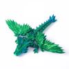 3D Printed Colorful Dragon Dinosaur Model Animal Doll Cool Desktop Jewelry Creative Decoration Gift for Boys