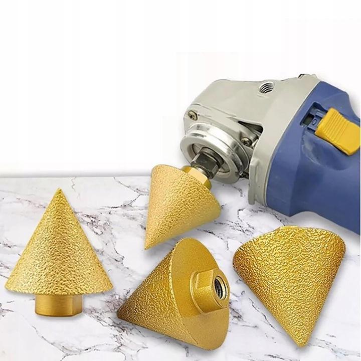 FREZ STOŻKOWY STOŻEK DIAMENTOWY 38mm M14 DO GRESU PŁYTEK GLAZURY CERAMIKI