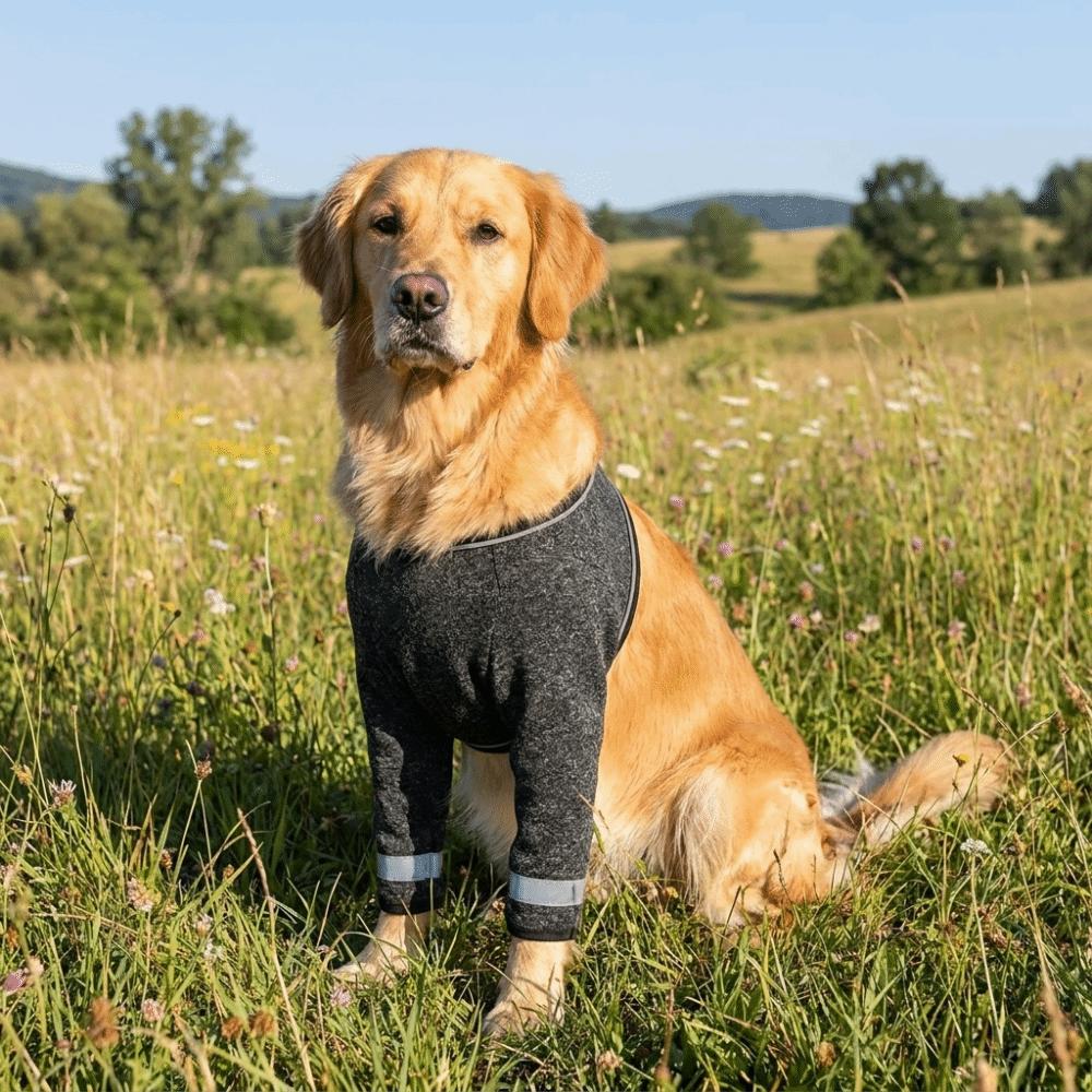 Breathable Dog Leg Support Sleeve Soft Dog Knee Pads Dog Recover Legs Pad For Dog Front Leg