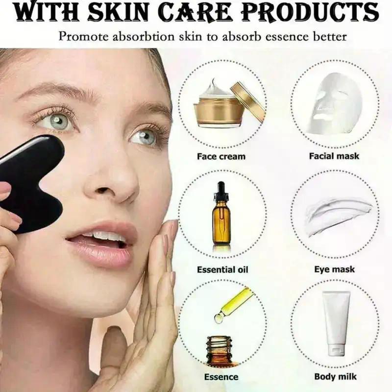 3Pcs Ice Face Roller Facial Ice Roller Set, Facial Roller Gua Sha Face Tool Set,Massage Tool Roller Lifting Contouring Tool Mold