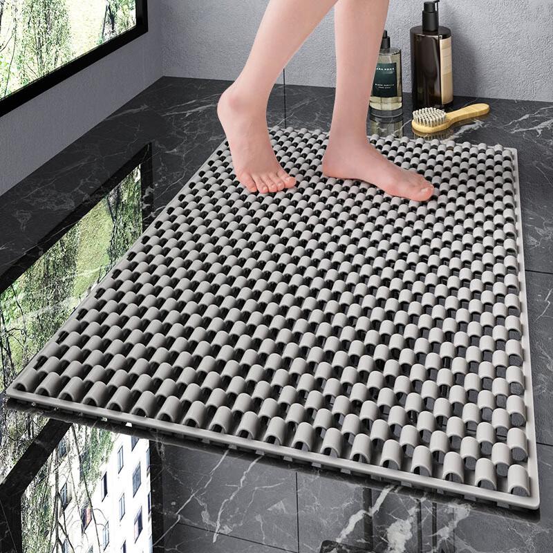 TPE Non-slip Bathroom Shower Mat 35x65cm