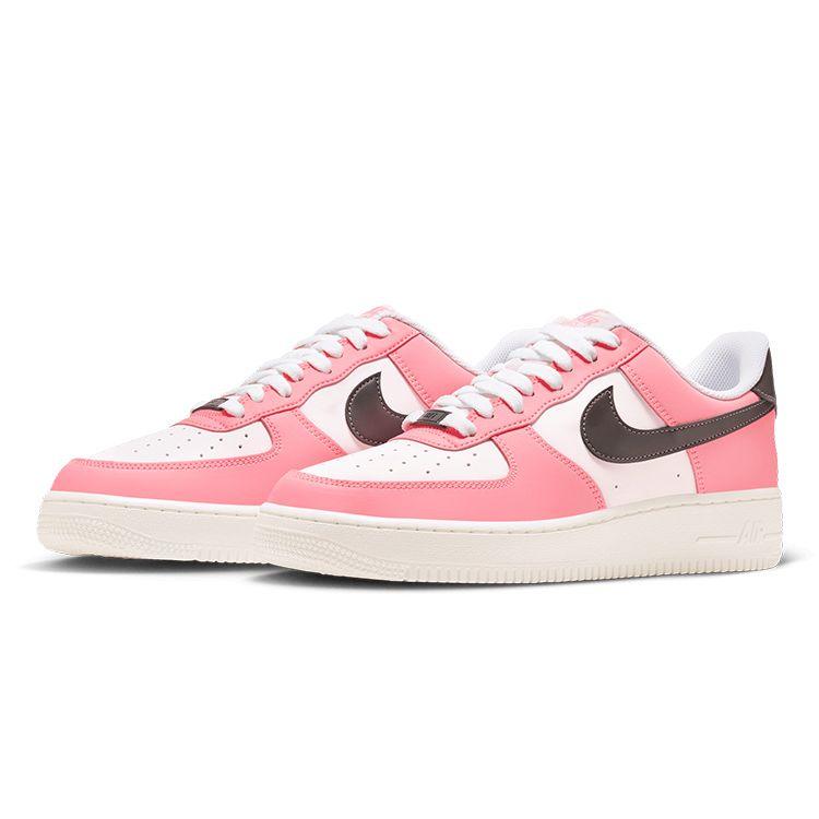 Nike Air Force 1 Low Neapolitan Unisex Sneakers Pink Pink-Foam Baroque-Brown FQ6850-621