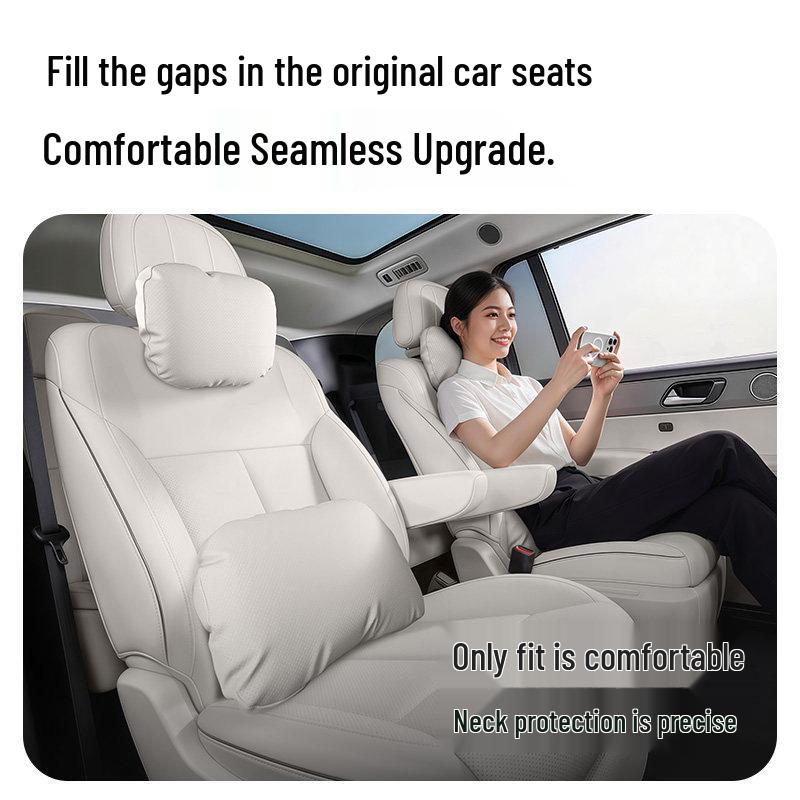 Sea Lion 05 Car Headrest & Lumbar Support: All-Season Neck Pillow for 26 Models - Practical Interior Accessory