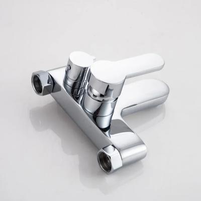 Grifo de ducha de baño de pared, grifo mezclador de agua fría y caliente, grifo de bañera, válvula triple mixta, grifos de lavabo de baño