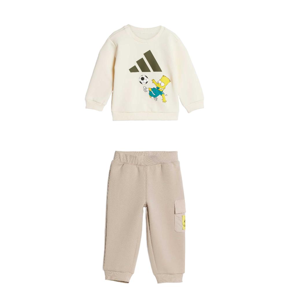 

New Adidas x The Simpsons Casual Sportswear Jogger Kids 2 Piece Set Infant And Toddler JL9175 80