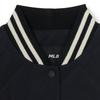 MLB New York Yankees Casual Simple Diamond Quilted Ribbed Jacket Women Jacket Black 3FPDV0146-50BKS