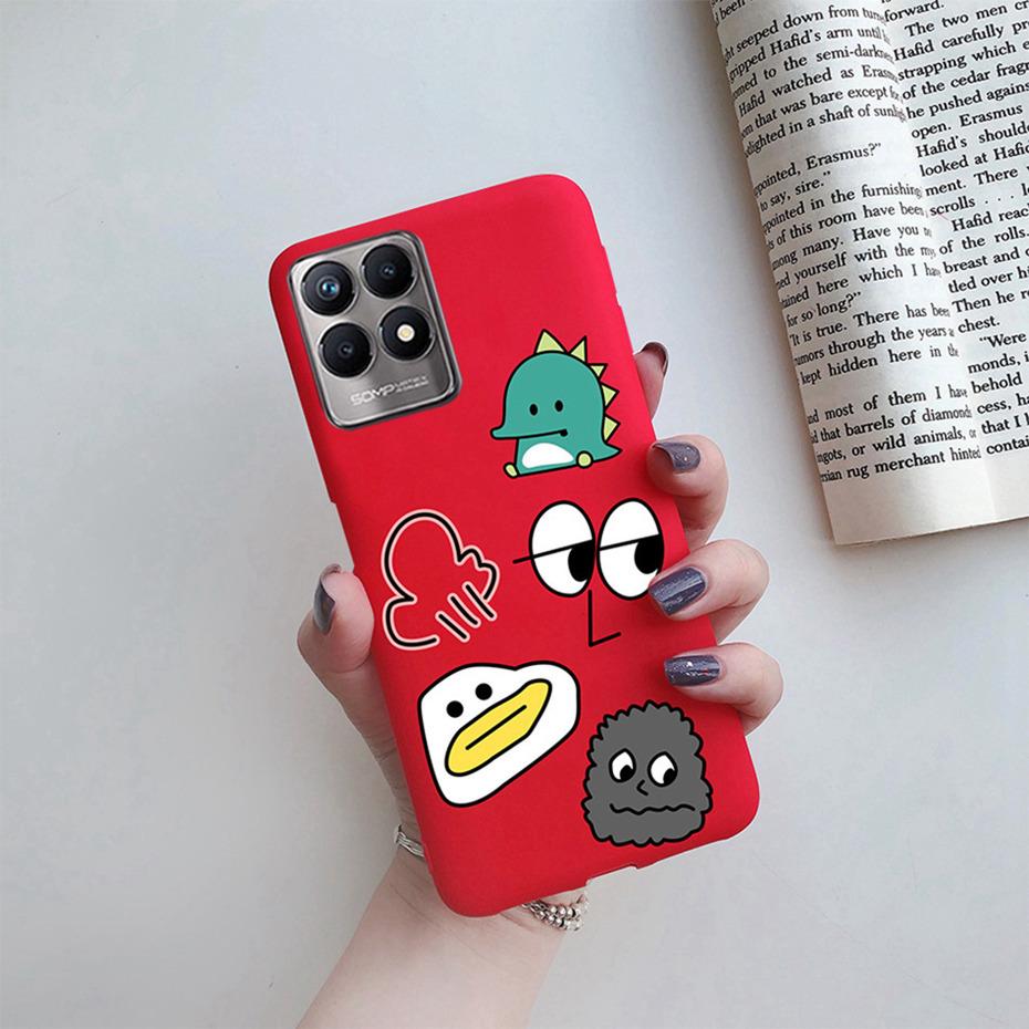 For Realme Narzo 50 Case RMX3286 Cute Painted Soft Silicone Back Cover for OPPO Realme Narzo 50 Phone Case Bumper Narzo50 Coque