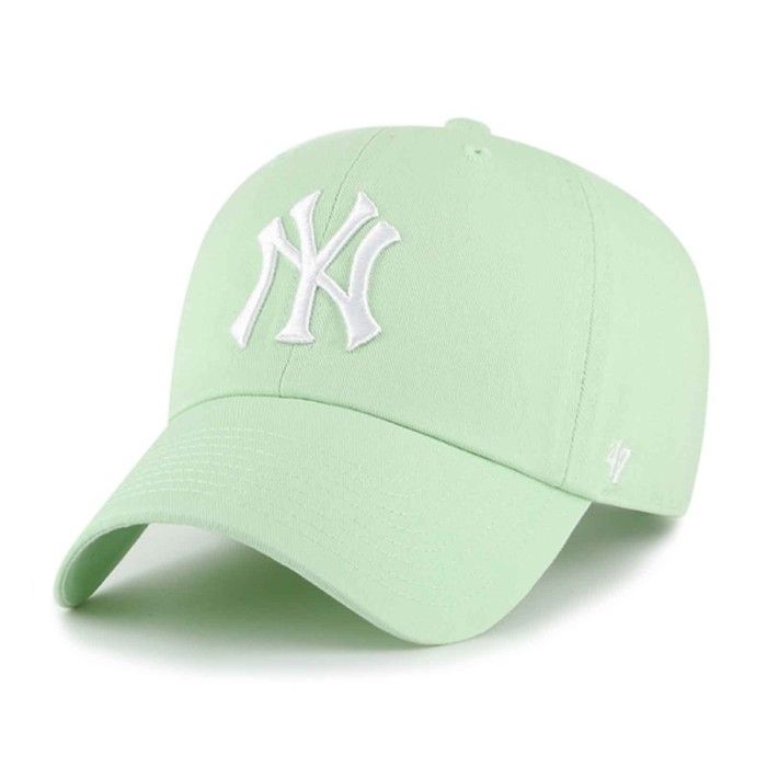 Casquette - 47 BRAND - CLEAN UP - New York Yankees - Vert - 100% coton - Décontractée