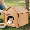 Outdoor Stray Pet Nest Detachable Mobile Cat Nest Cold Resistant Cat Enclosed House For Outside Sleeping And Feeding