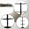 3-Tier Rotating Jewelry Display Stand for Necklaces, Keychains, Watches, Rings, Earrings, Scrunchies