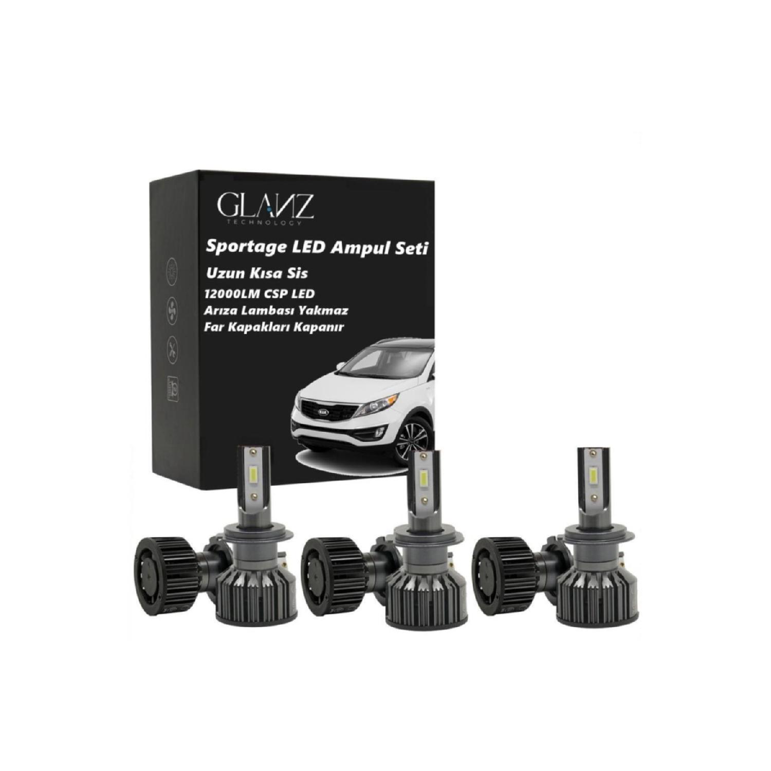 

Kia Sportage Lightning Effect Mini Csp 12000lm біла світлодіодна ксенонова лампа фари довга коротка протитуманка