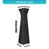 Weather Resistant Outdoor Heater Cover Protects Against Sun Rain Snow and Dust for Garden Patio Pyramid Torch Home Use