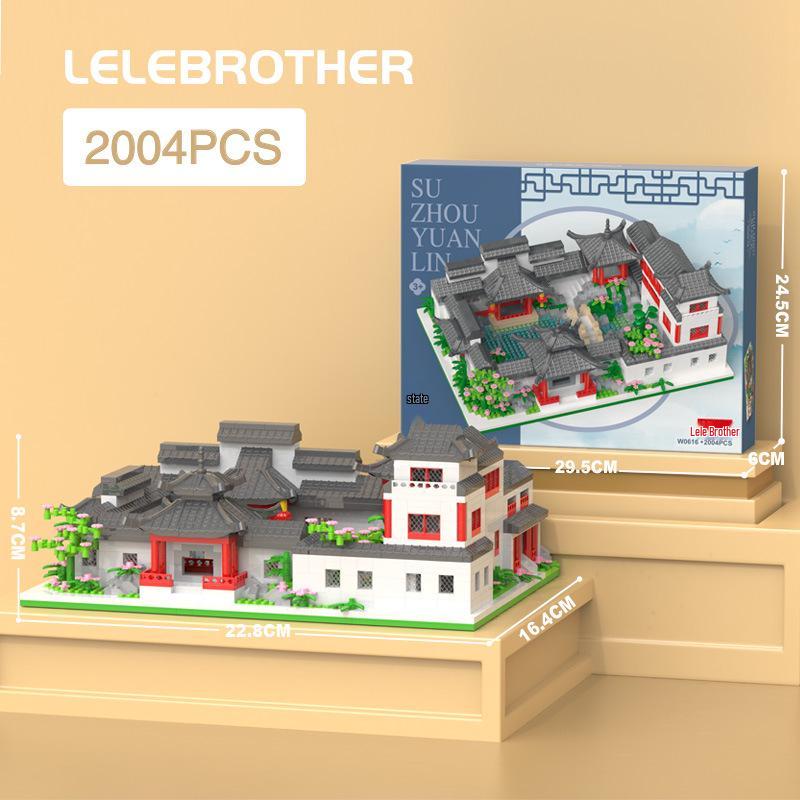 Ancient Style Architecture Building Blocks - Compatible with LEGO, Educational Assembly Gift for Kids
