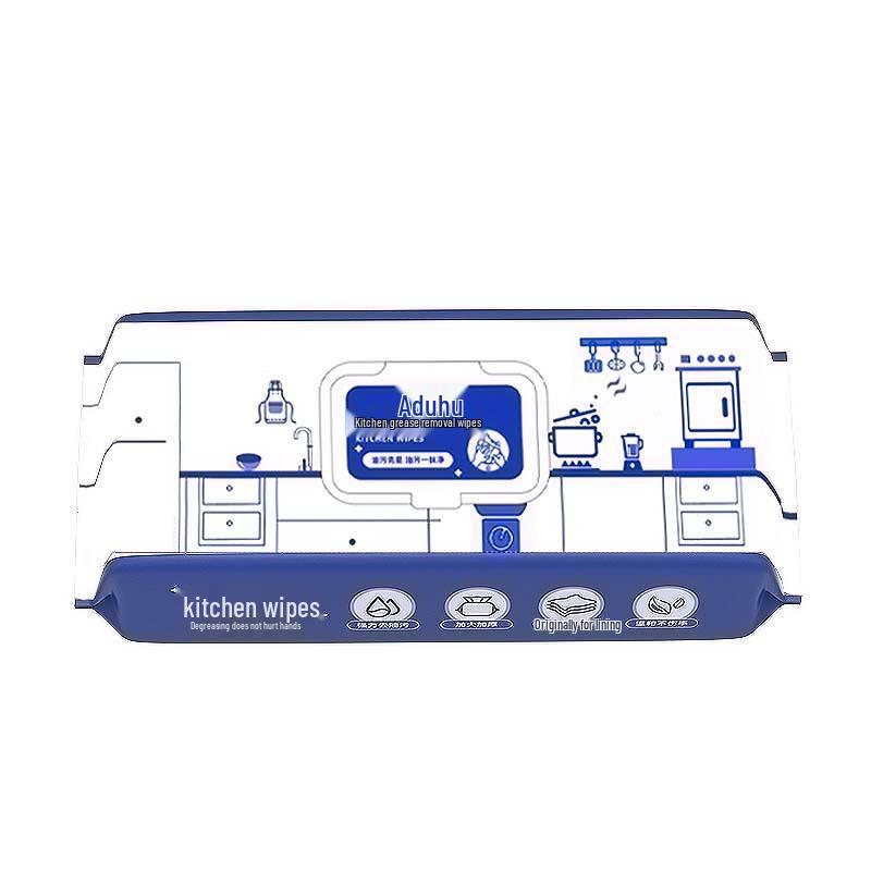 

Disposable Kitchen Degreasing Wipes for Heavy Oil Stains and Range Hoods