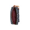 Coach Cargo 18 Chambray Floral Print Canvas And Leather Shoulder Bag Women Shoulder Bag Denim-Blue 3236-B4CB