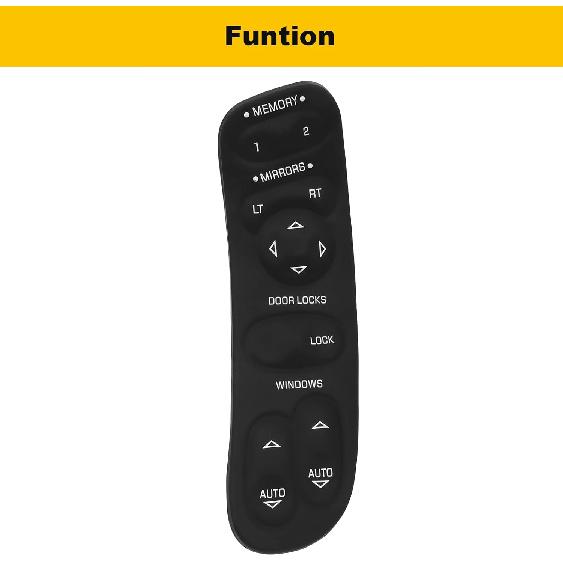 Power Window Switch Driver Side Power Window Master Control Switch for Chevrolet 1997-2004