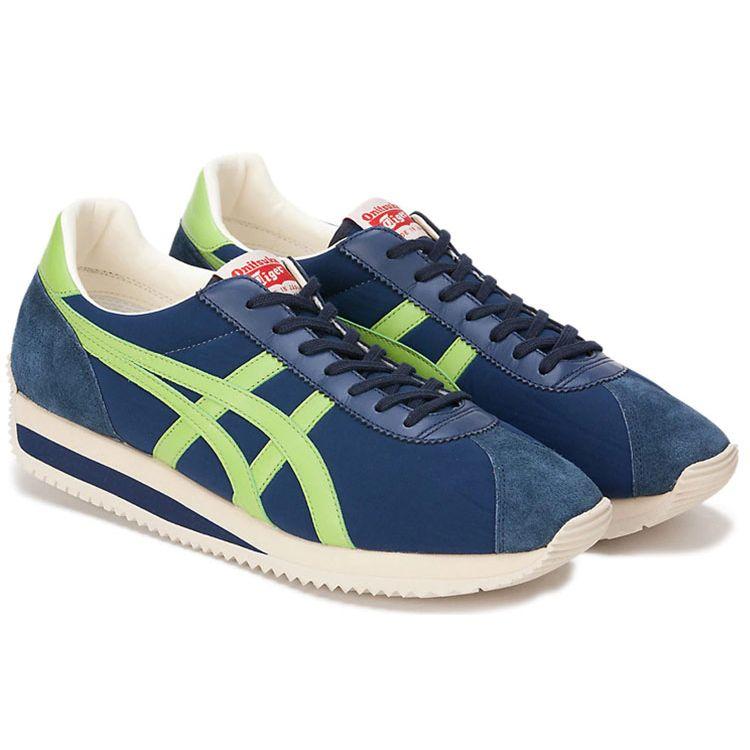 ONITSUKA TIGER Moal 77 NM Peacoat Neon Lime Unisex Sneakers Blue 1183A916-400