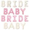40 Zoll Cremefarbenes Rosa Baby Baby Geburtstag Buchstaben Set 40 Zoll Braut Braut-To-Be Ballon Set