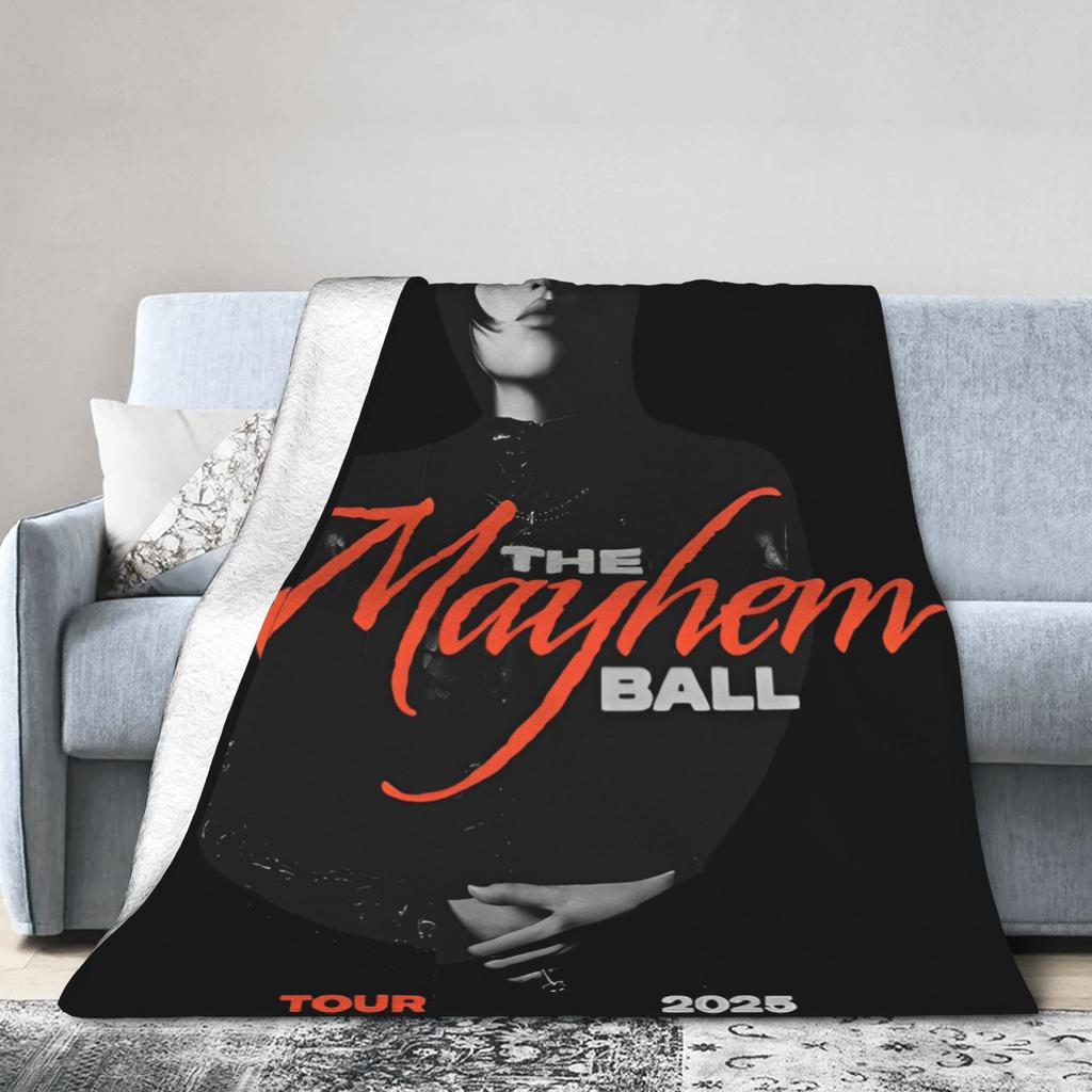 Lady Gaga The Mayhem Ball Tour 2025 Fashion Blanket Super Soft Cozy Throw Fashion Blankets for Couch Multi-size Bedspreads