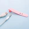 4Pcs/Set Wire Organizer Durable Cute Snap Silicone Creative Earphone Cord Winder for Charger Cable