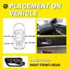 Car Door Handle Interior Front+ Rear Right Passenger Fits Honda Accord 2003-2007
