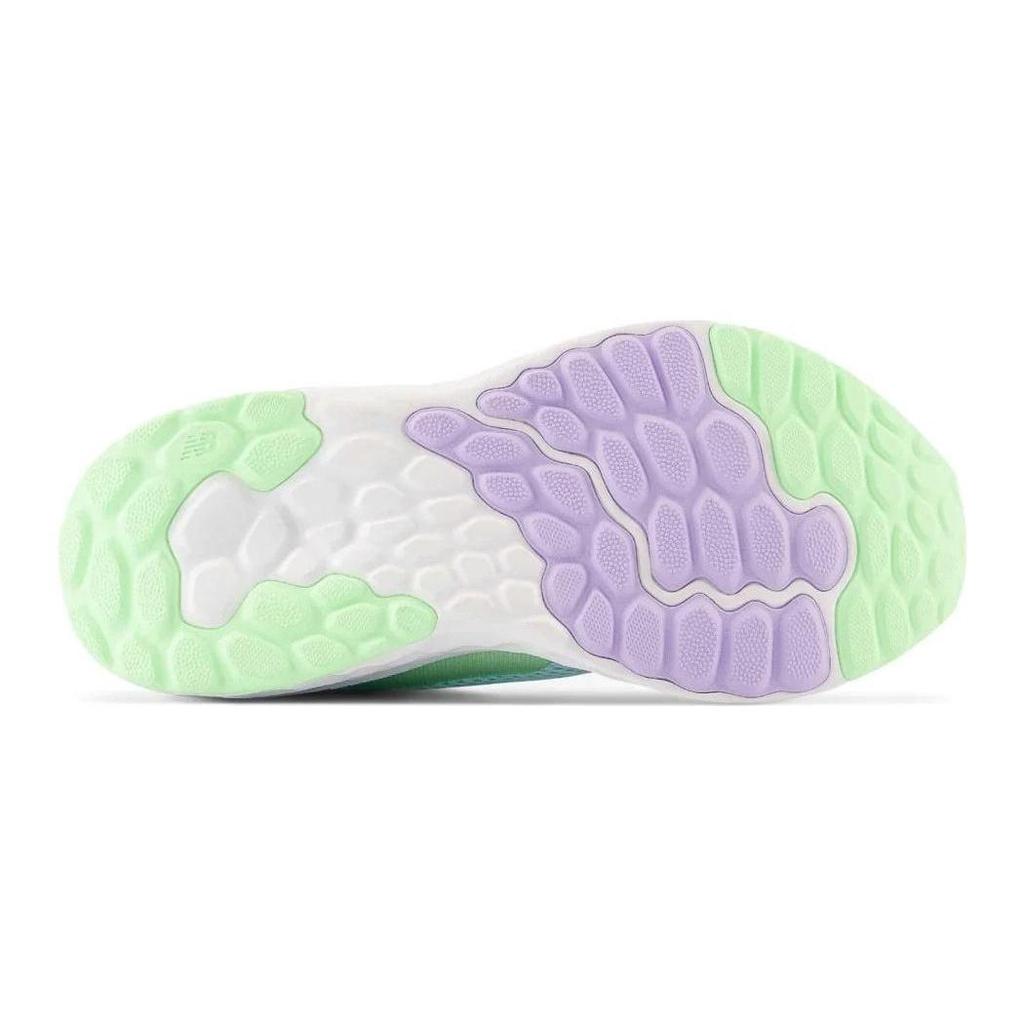 New Balance Fresh Foam Arishi V4 Bungee Lace Top Strap Little Kid Blue Lilac Glow Kids Sneakers Green-Aura PAARIBL4