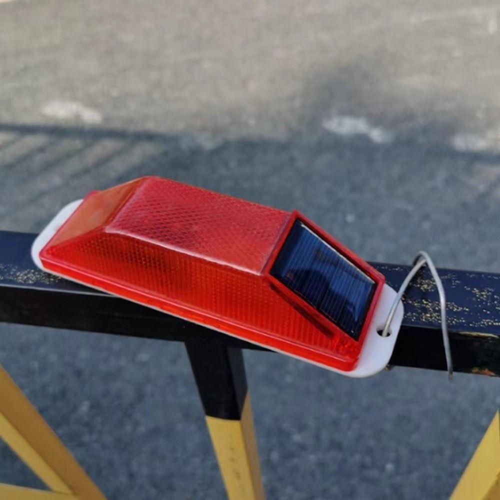 2pcs Solar Powered Car Side Marker Light Double Side Car Emergency Light Warning LED Lamp Emergency