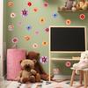 Bright Colourful Small Flowers Bedroom Living Room Wardrobe Home Background Beautification Decoration Stickers