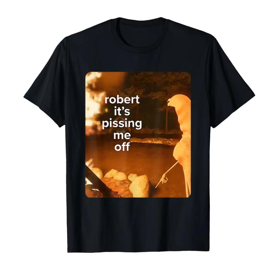 Marcus The Worm Robert Meme Tshirt for Men Women 100 Cotton T Shirts Short Sleeve Tops